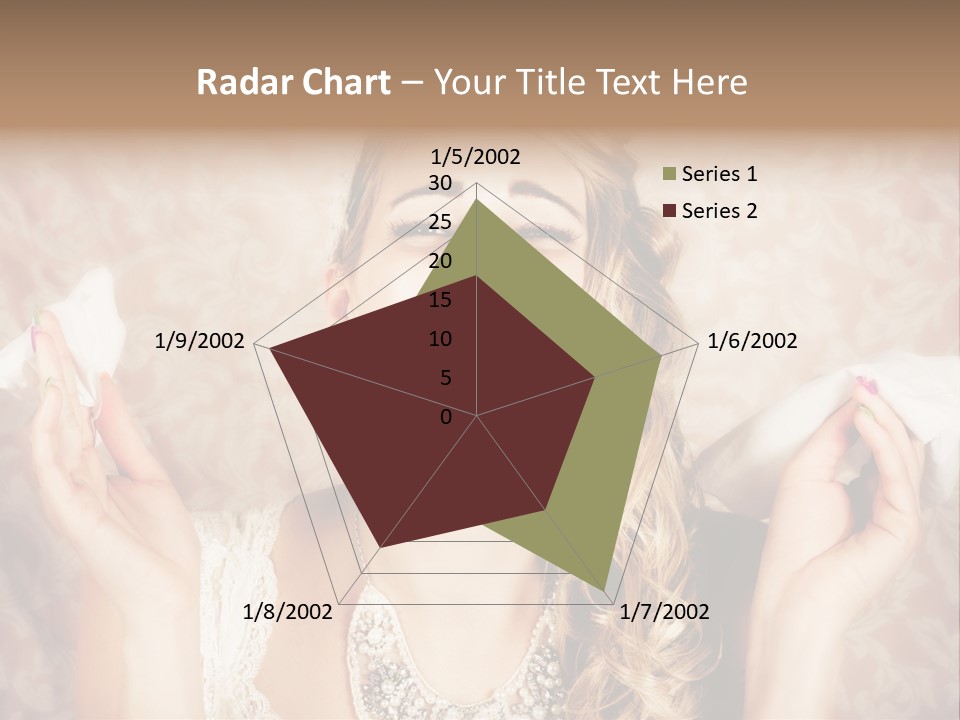 Stylish Handkerchief Wedding PowerPoint Template