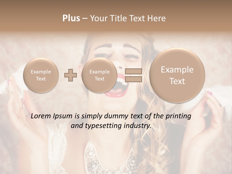 Stylish Handkerchief Wedding PowerPoint Template