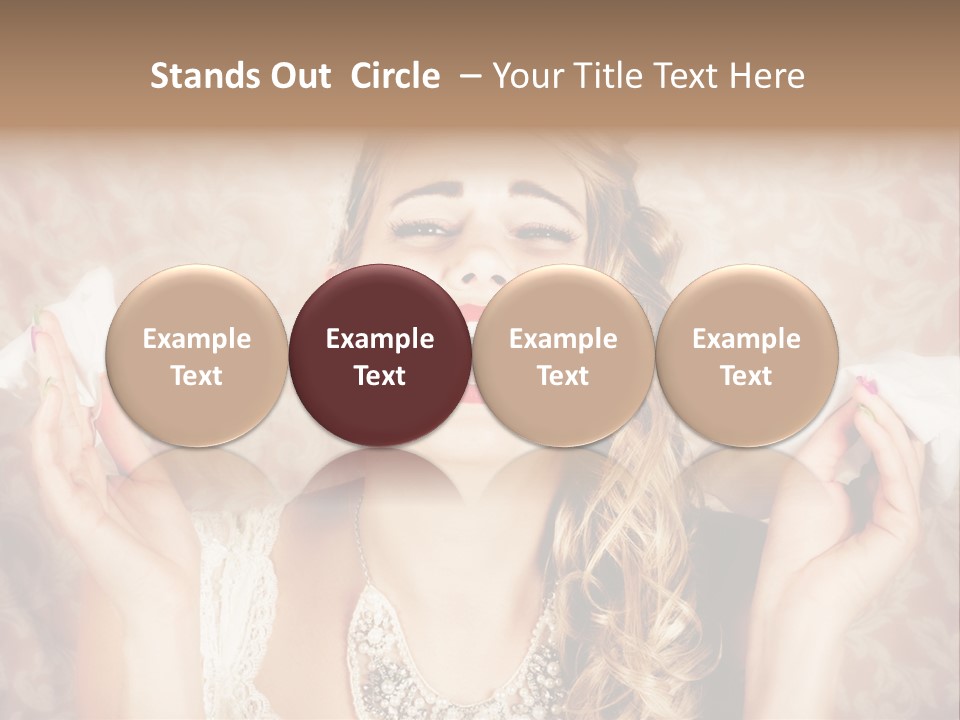 Stylish Handkerchief Wedding PowerPoint Template