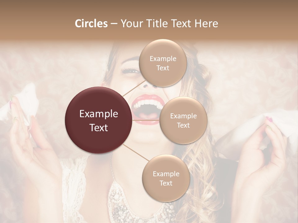 Stylish Handkerchief Wedding PowerPoint Template