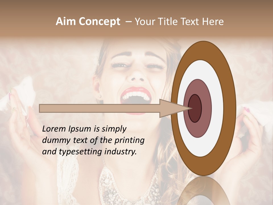 Stylish Handkerchief Wedding PowerPoint Template