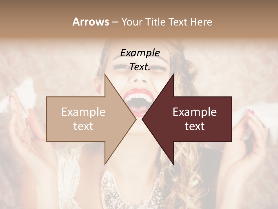 Stylish Handkerchief Wedding PowerPoint Template