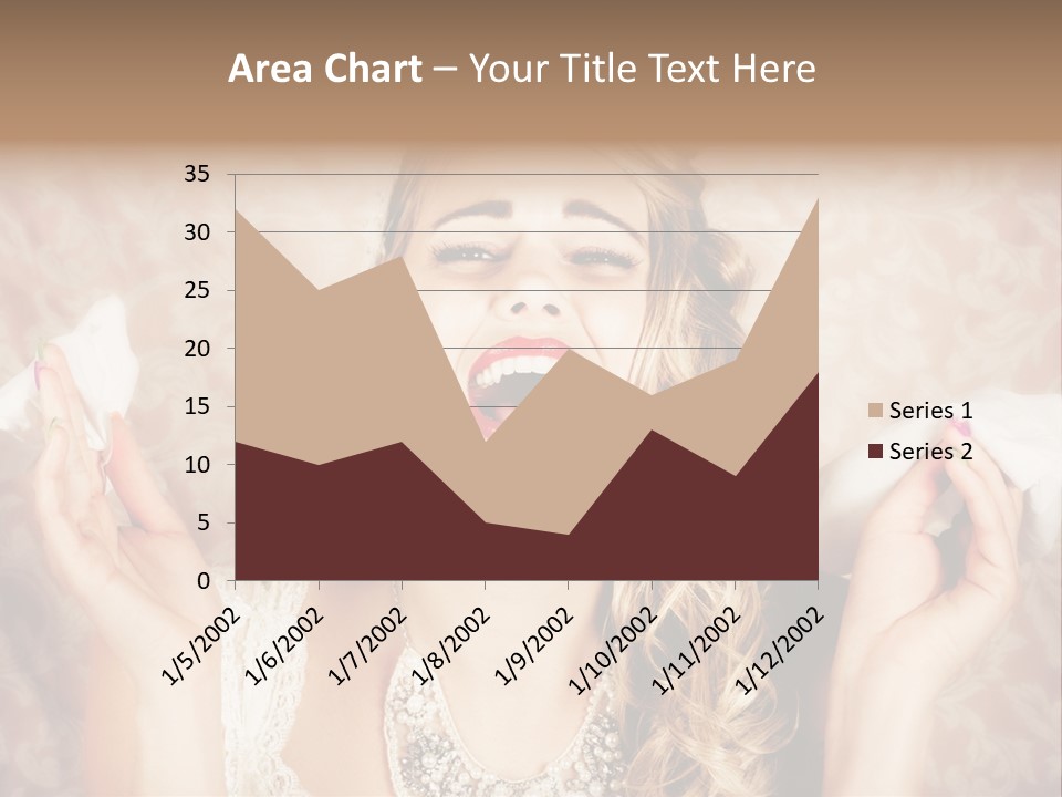 Stylish Handkerchief Wedding PowerPoint Template