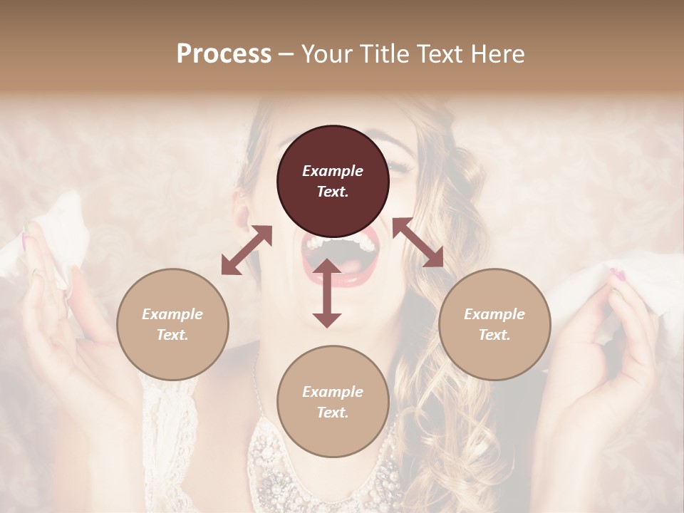 Stylish Handkerchief Wedding PowerPoint Template