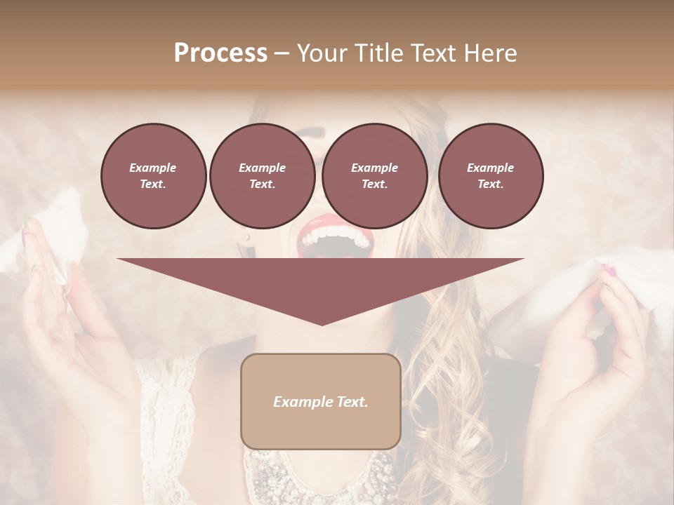 Stylish Handkerchief Wedding PowerPoint Template