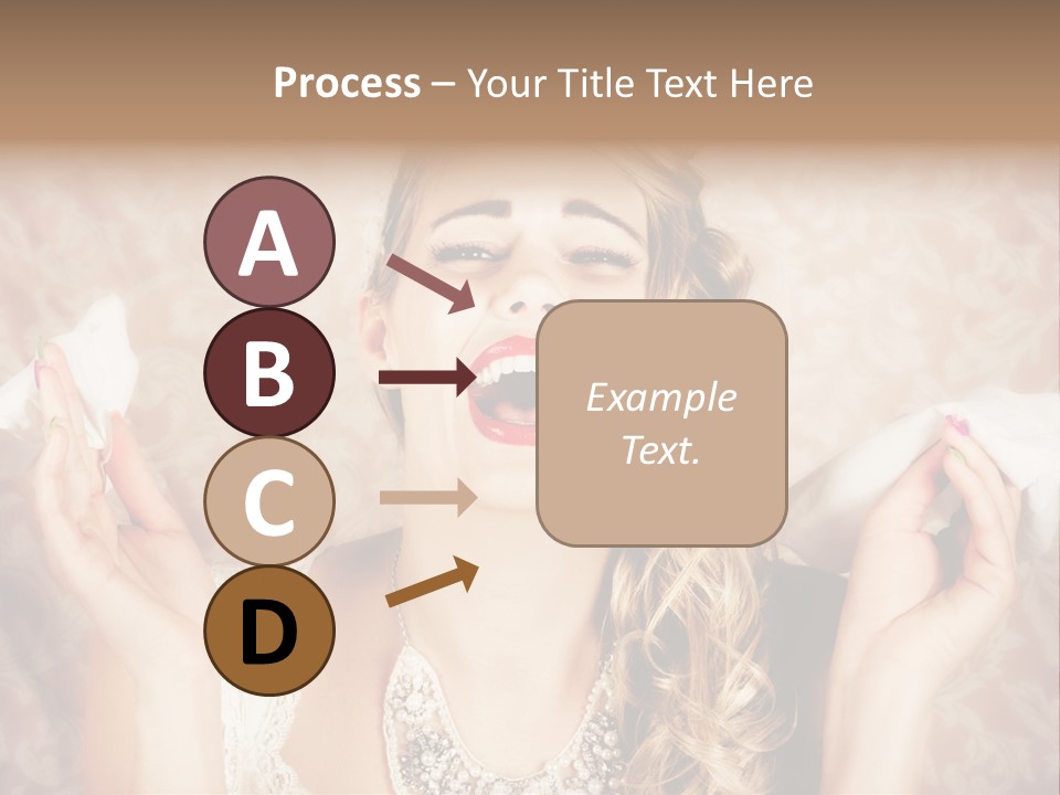 Stylish Handkerchief Wedding PowerPoint Template