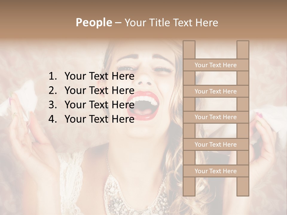 Stylish Handkerchief Wedding PowerPoint Template