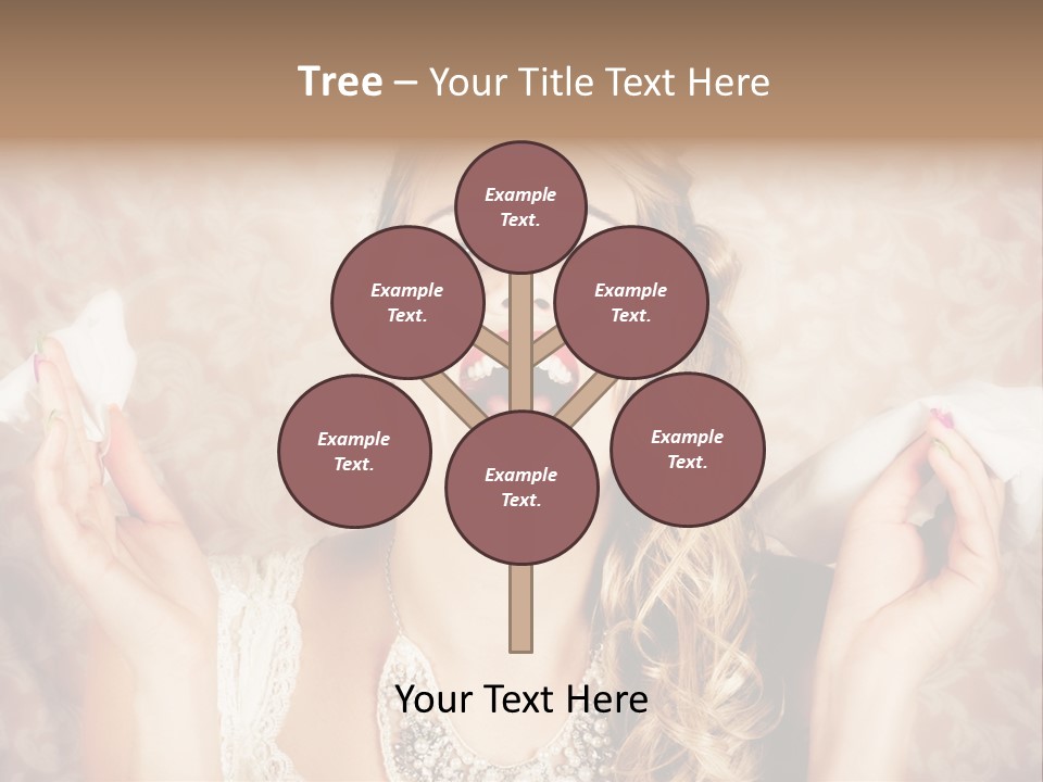 Stylish Handkerchief Wedding PowerPoint Template