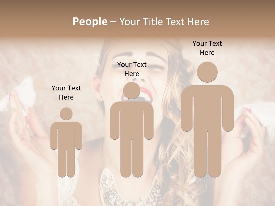 Stylish Handkerchief Wedding PowerPoint Template