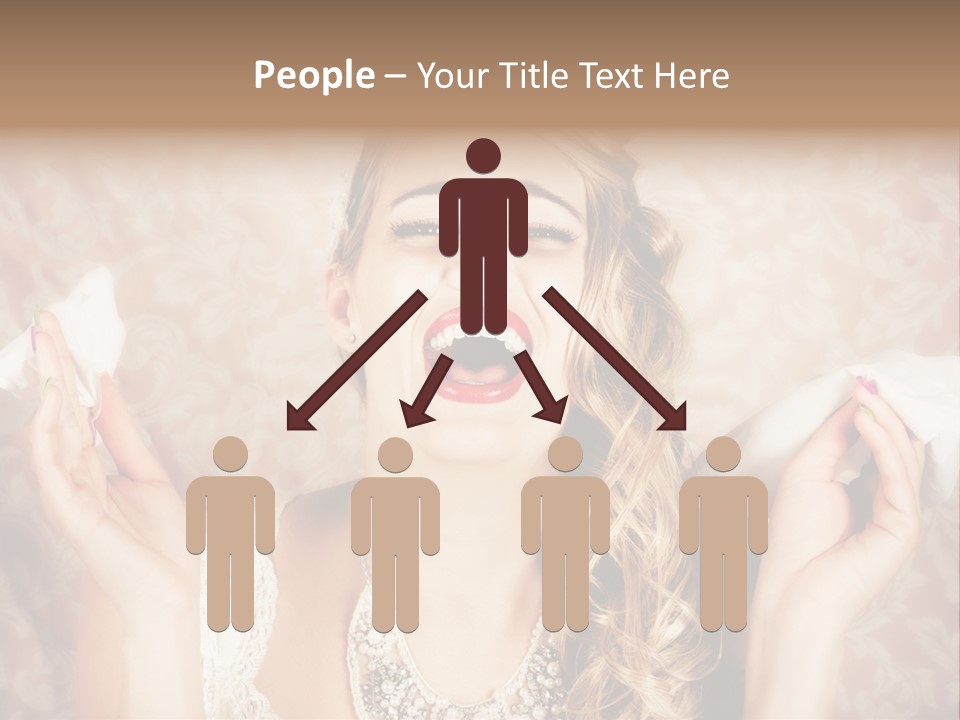 Stylish Handkerchief Wedding PowerPoint Template