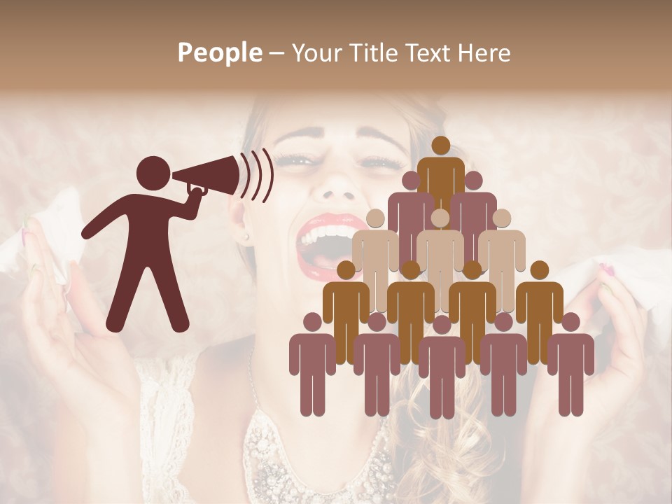 Stylish Handkerchief Wedding PowerPoint Template