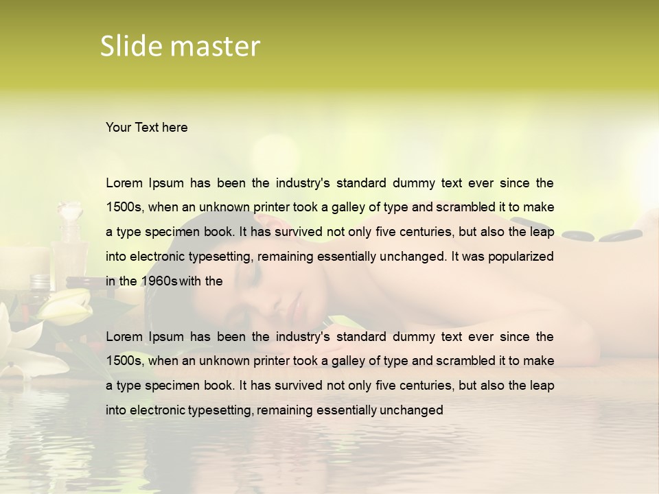 Body Care Healing PowerPoint Template