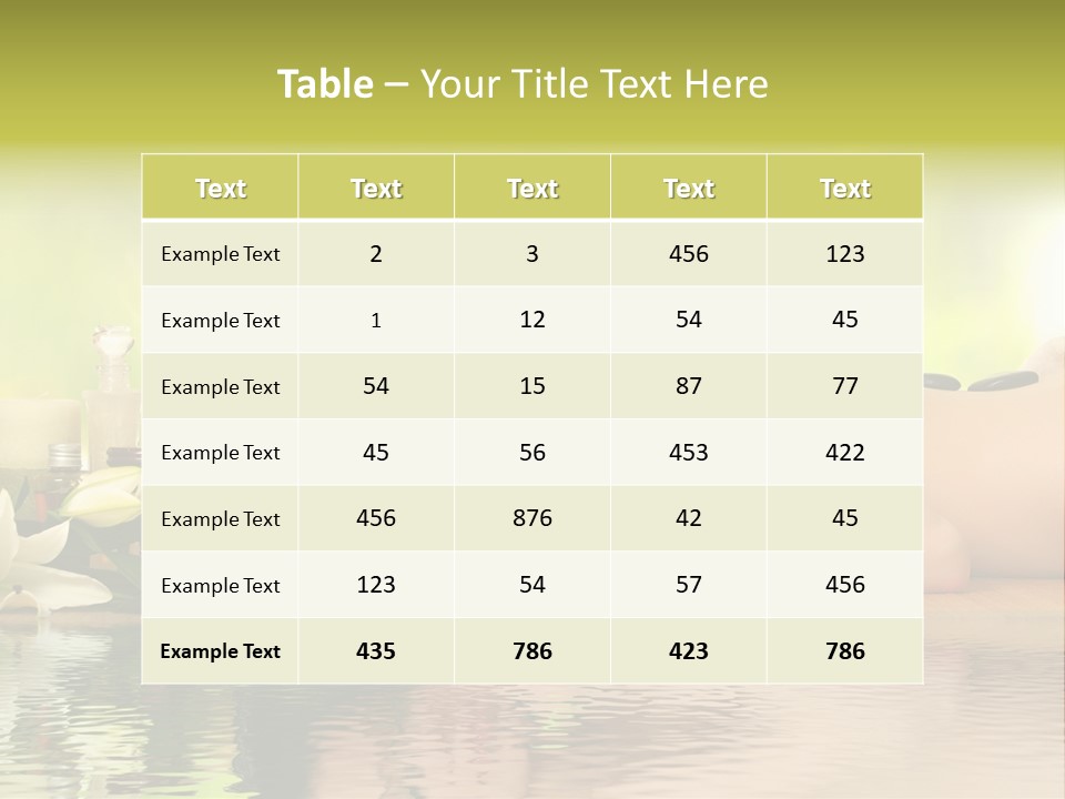 Body Care Healing PowerPoint Template