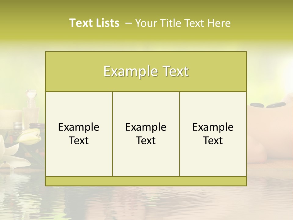Body Care Healing PowerPoint Template