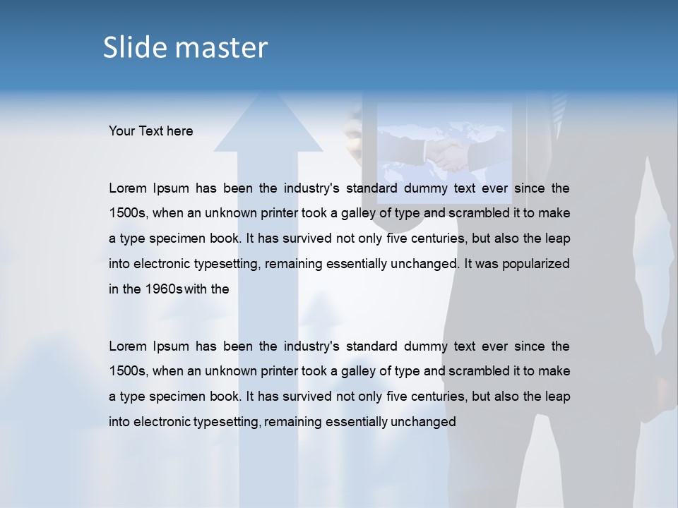 Finance Web Page Technology PowerPoint Template