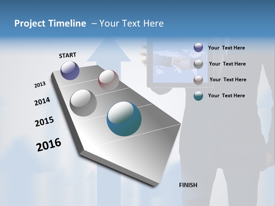 Finance Web Page Technology PowerPoint Template
