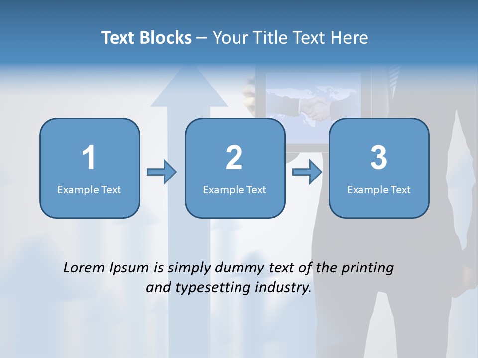 Finance Web Page Technology PowerPoint Template