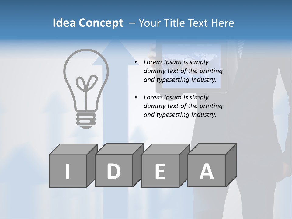 Finance Web Page Technology PowerPoint Template
