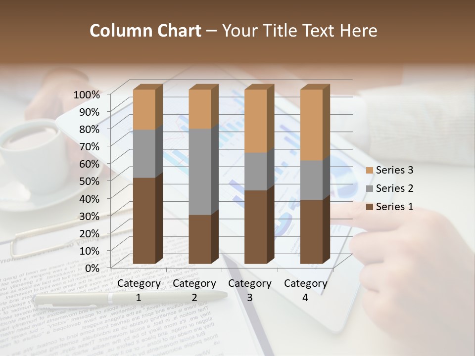 Female Achievement Finance PowerPoint Template
