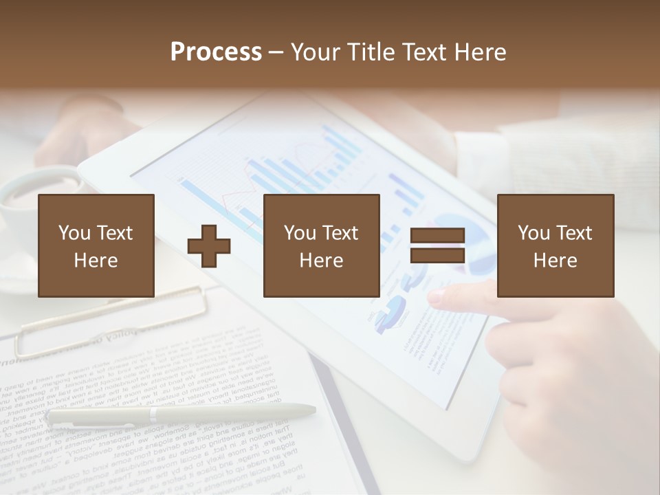 Female Achievement Finance PowerPoint Template