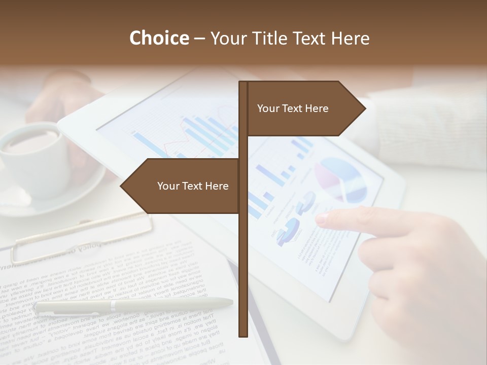 Female Achievement Finance PowerPoint Template