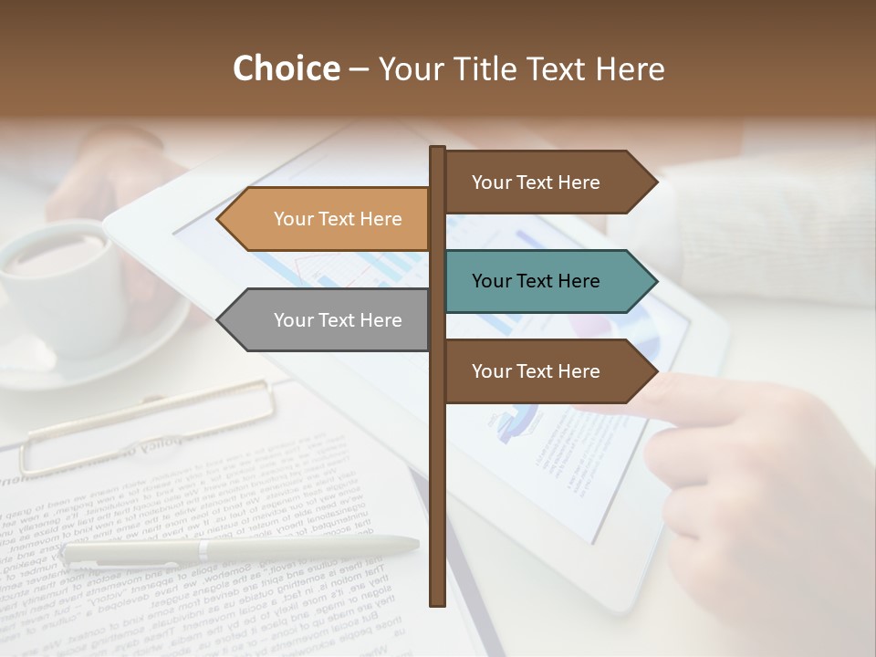 Female Achievement Finance PowerPoint Template