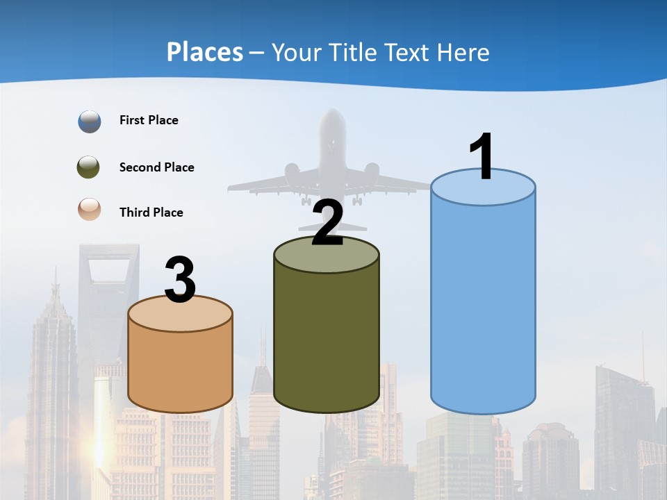 Reflection Traffic City PowerPoint Template