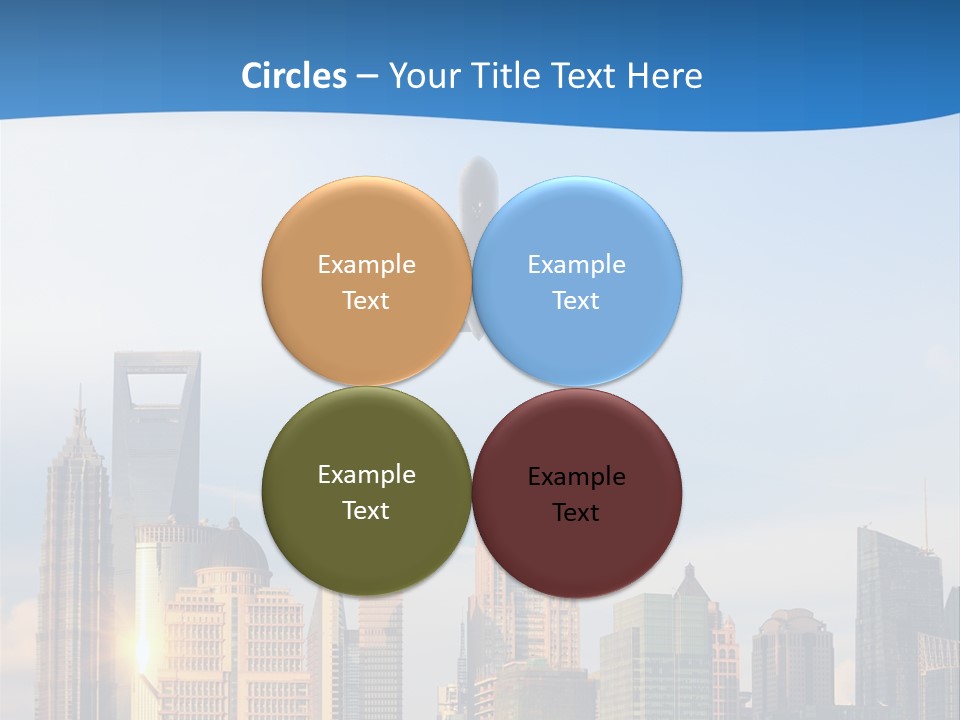 Reflection Traffic City PowerPoint Template