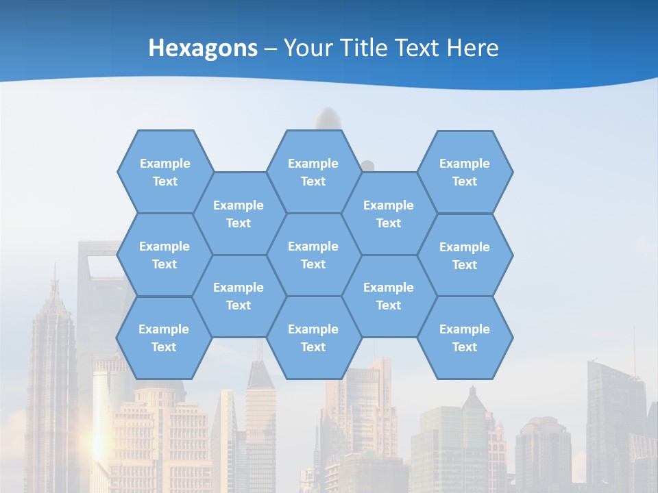 Reflection Traffic City PowerPoint Template