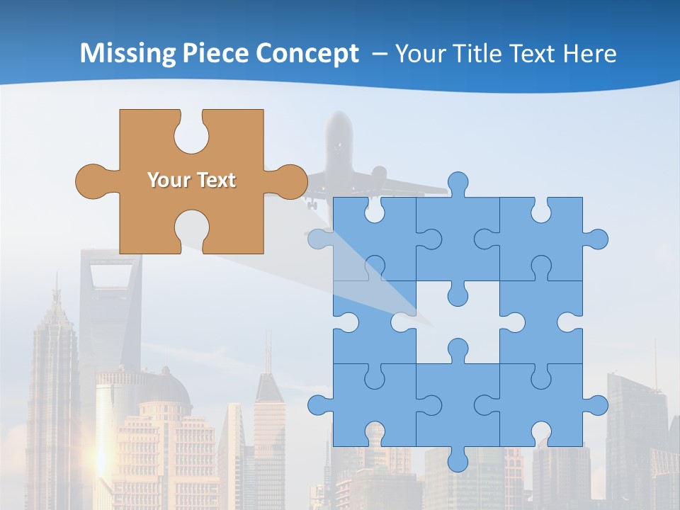 Reflection Traffic City PowerPoint Template