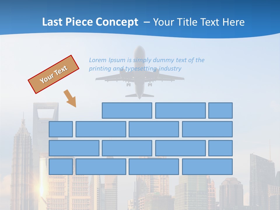 Reflection Traffic City PowerPoint Template