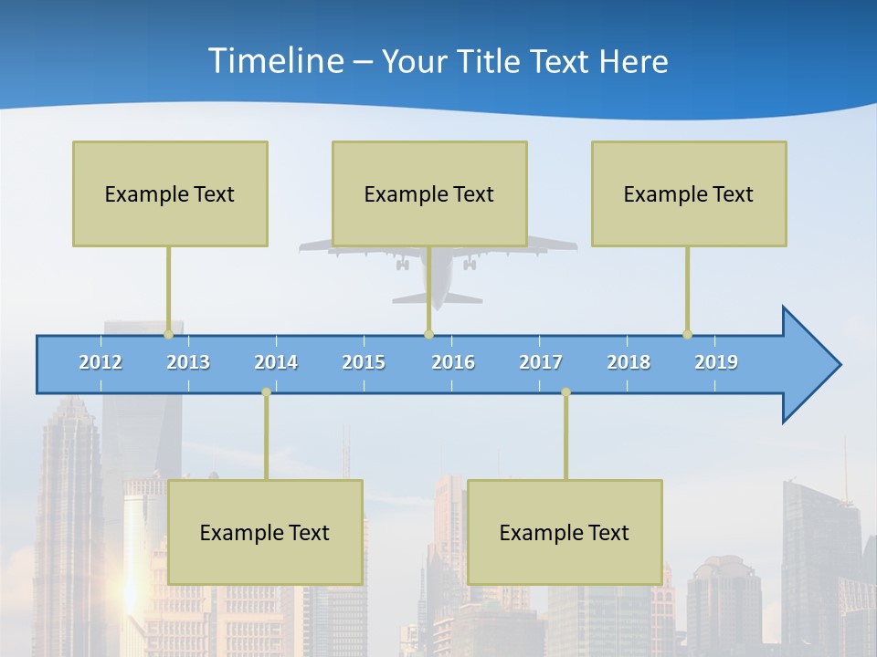 Reflection Traffic City PowerPoint Template