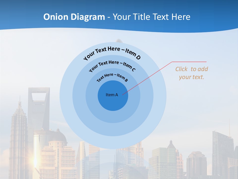Reflection Traffic City PowerPoint Template