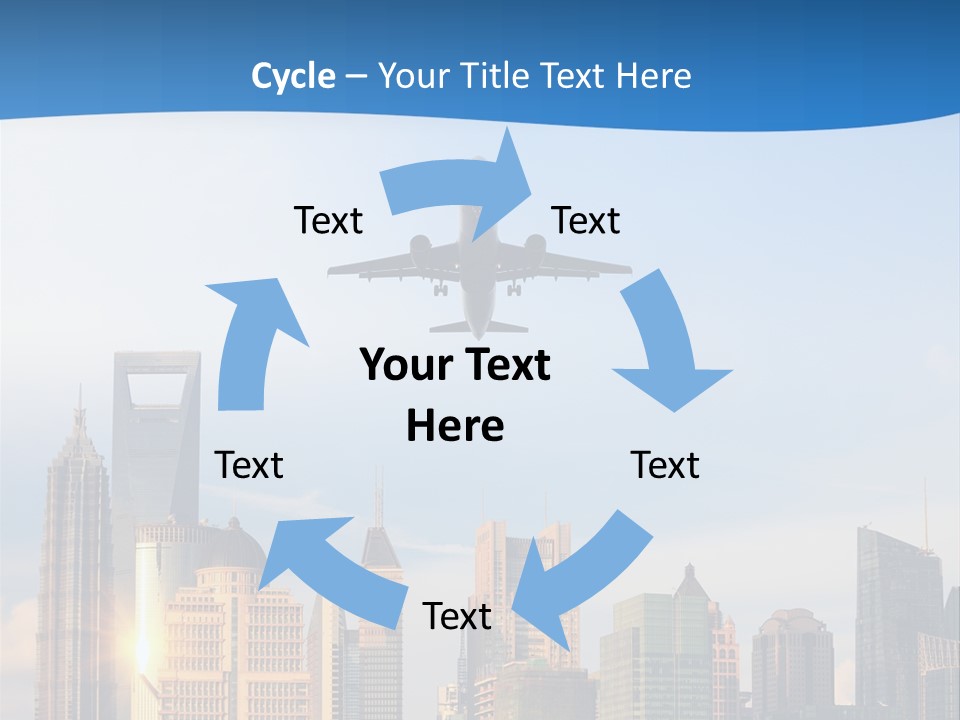 Reflection Traffic City PowerPoint Template