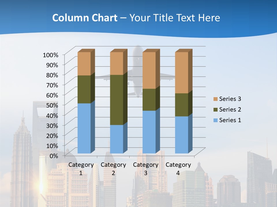 Reflection Traffic City PowerPoint Template