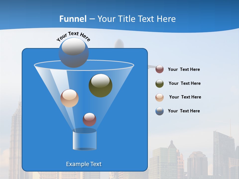 Reflection Traffic City PowerPoint Template