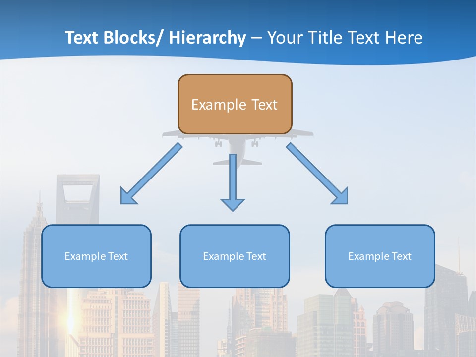 Reflection Traffic City PowerPoint Template