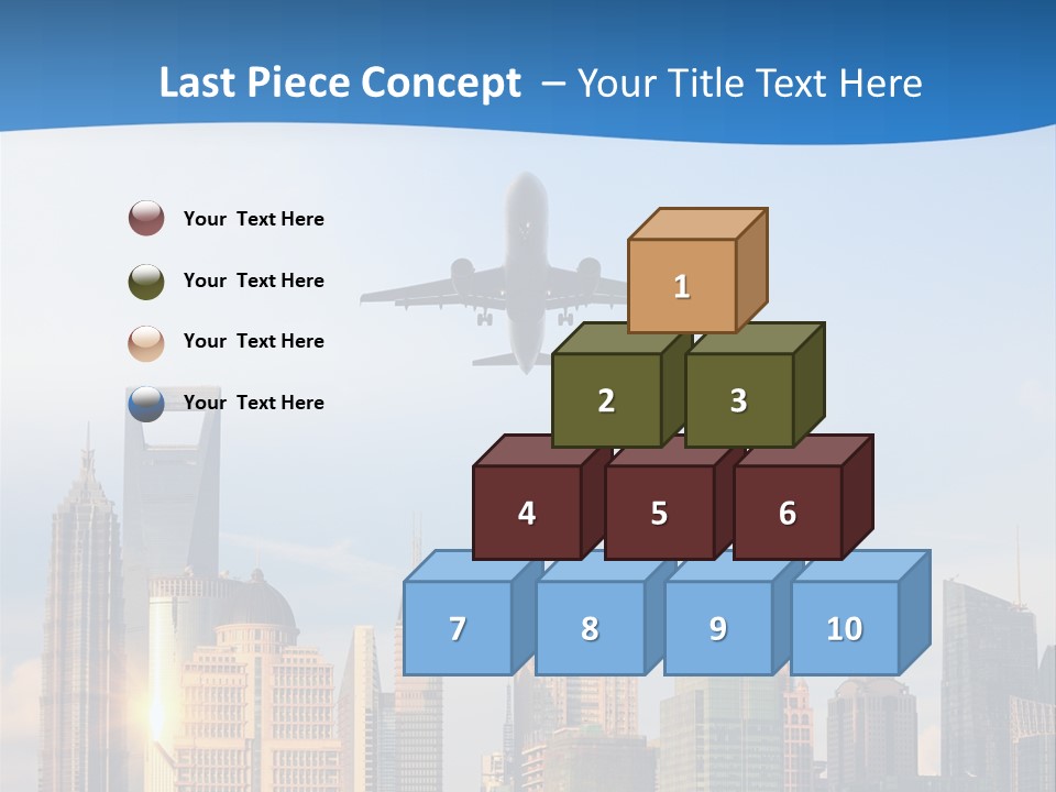 Reflection Traffic City PowerPoint Template