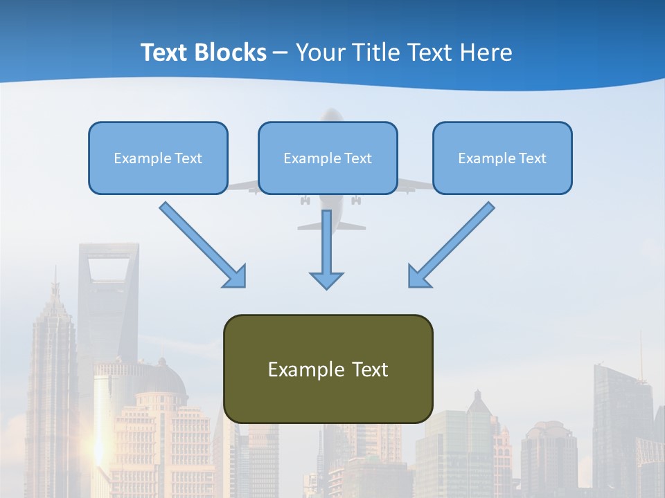 Reflection Traffic City PowerPoint Template