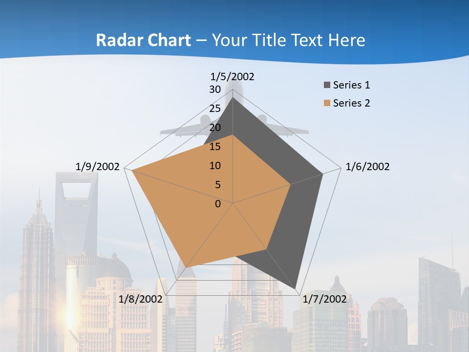 Reflection Traffic City PowerPoint Template