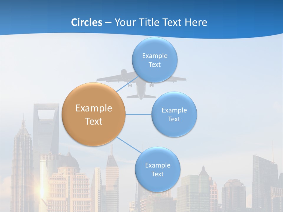 Reflection Traffic City PowerPoint Template