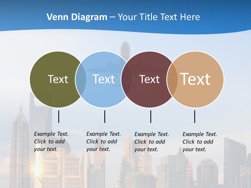 Reflection Traffic City PowerPoint Template