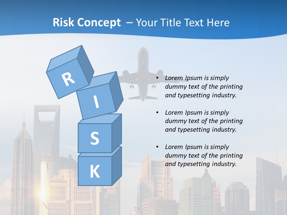 Reflection Traffic City PowerPoint Template