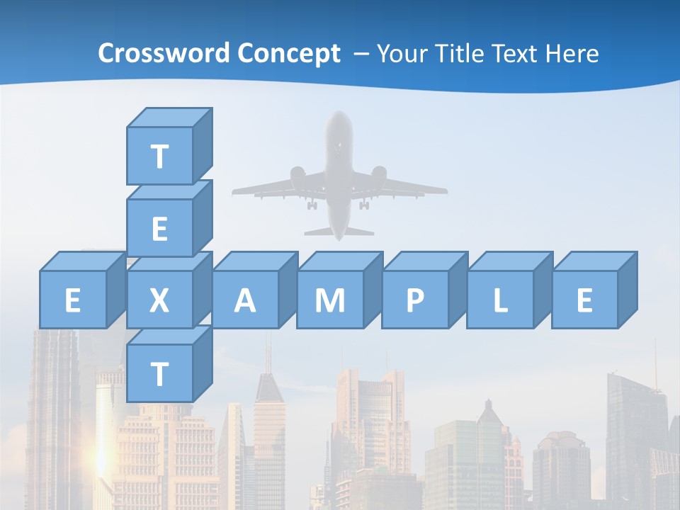 Reflection Traffic City PowerPoint Template