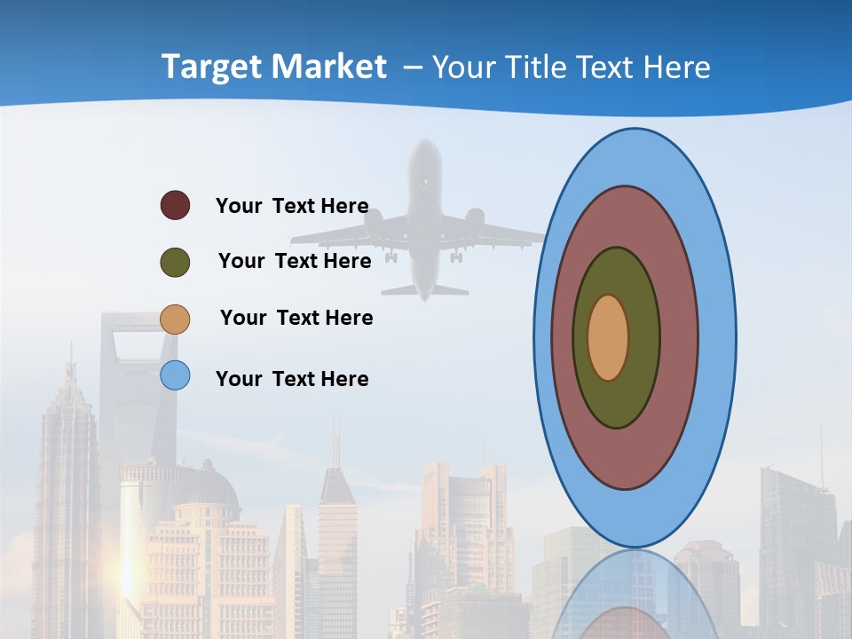 Reflection Traffic City PowerPoint Template