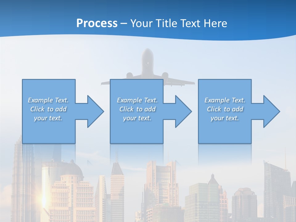 Reflection Traffic City PowerPoint Template