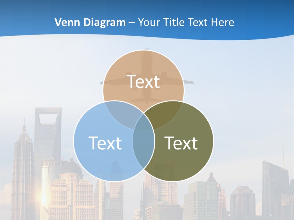 Reflection Traffic City PowerPoint Template