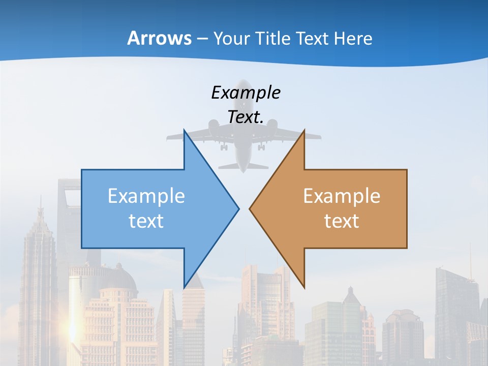 Reflection Traffic City PowerPoint Template