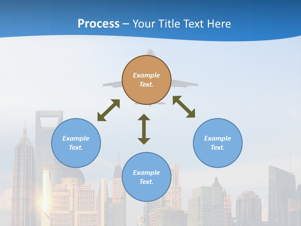 Reflection Traffic City PowerPoint Template
