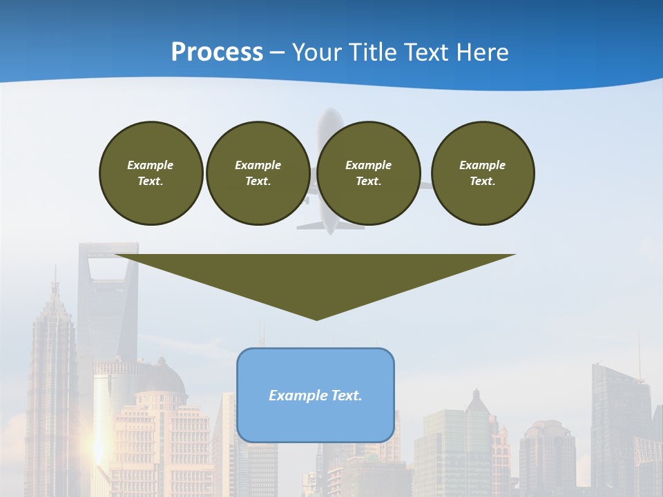 Reflection Traffic City PowerPoint Template